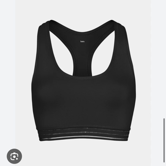 Knix XL Luxe Modal Pullover Lounge Bra Black NWOT - Picture 1 of 5